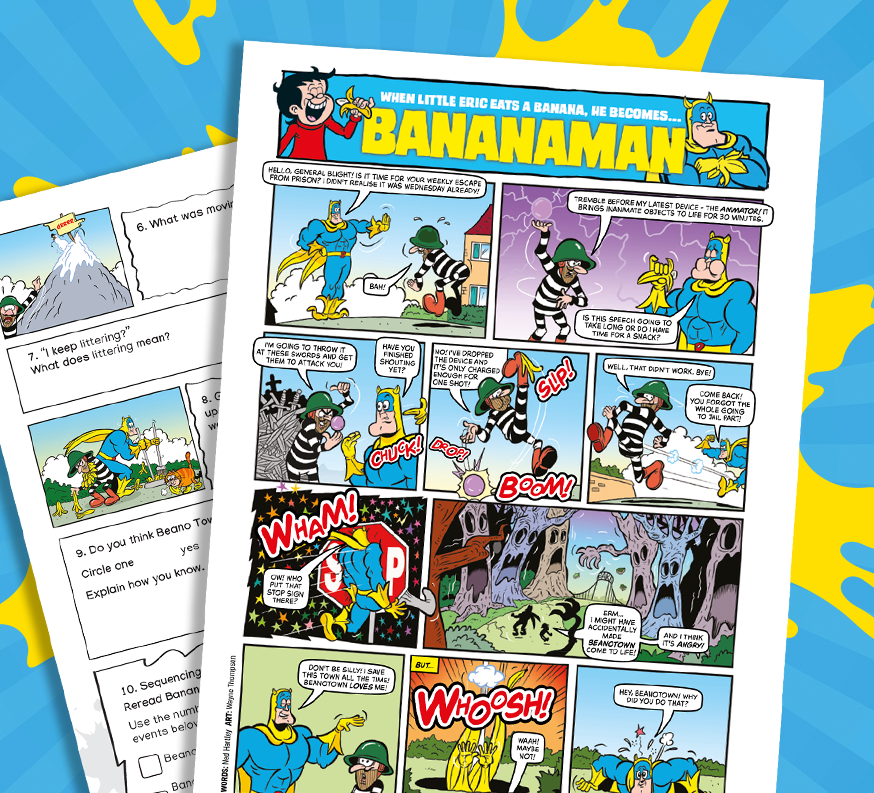 Bananaman the Litter Bug